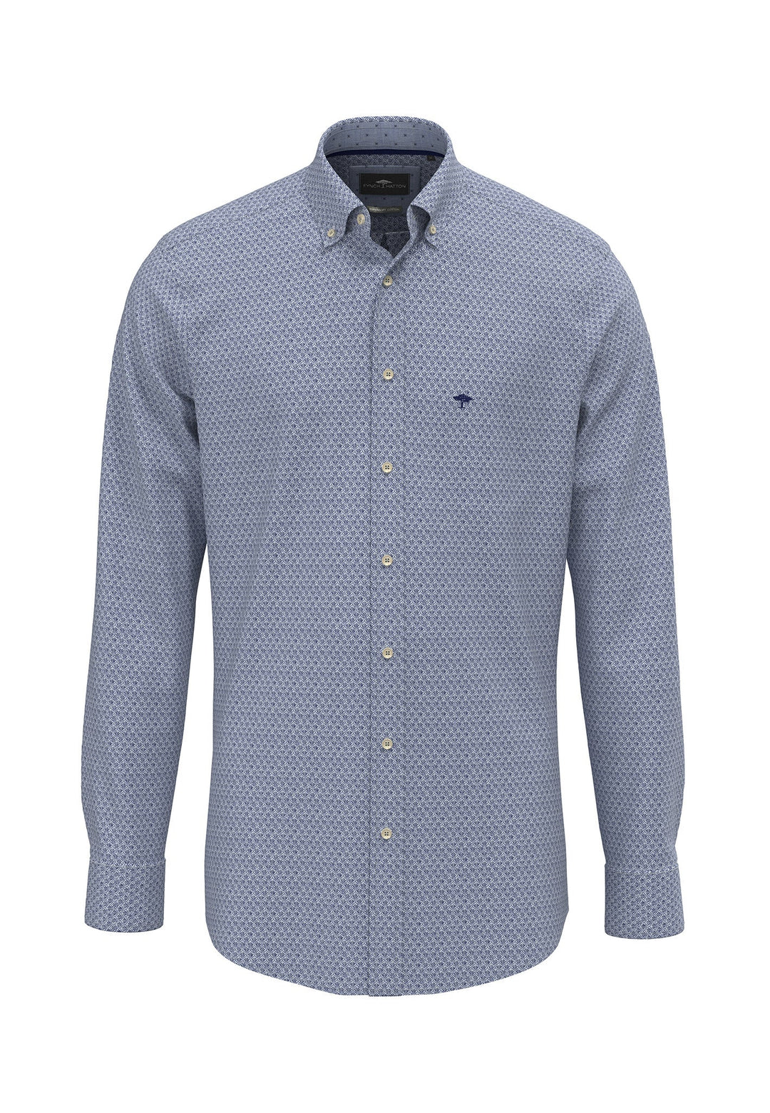Fynch Hatton - Blue Print Shirt