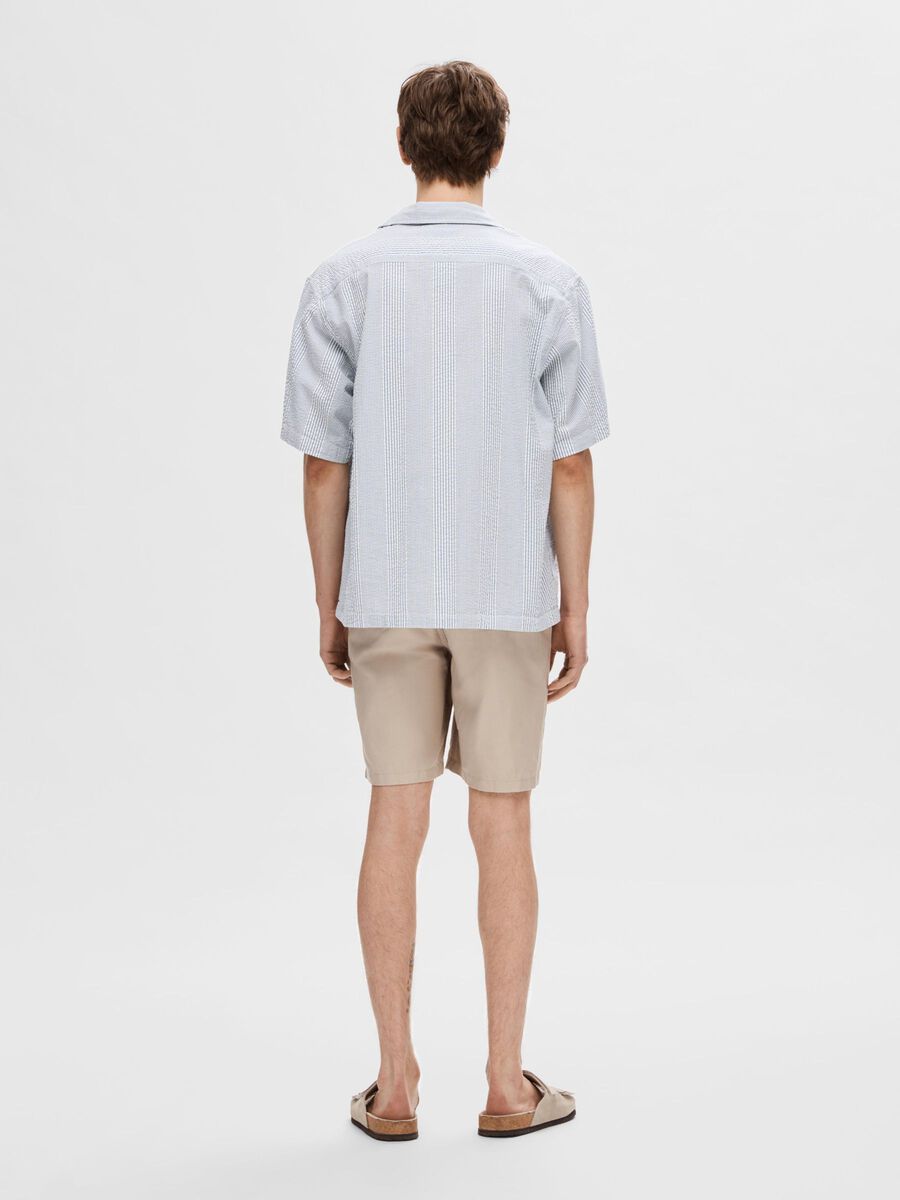 Selected Homme - Seersucker Short  Sleeved Shirt