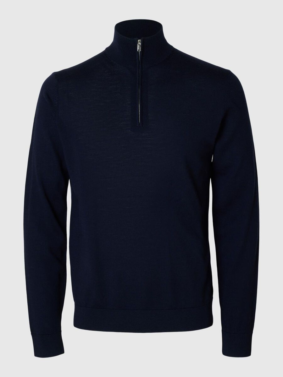 Selected Homme - Merino 1/4 Zip - Tray
