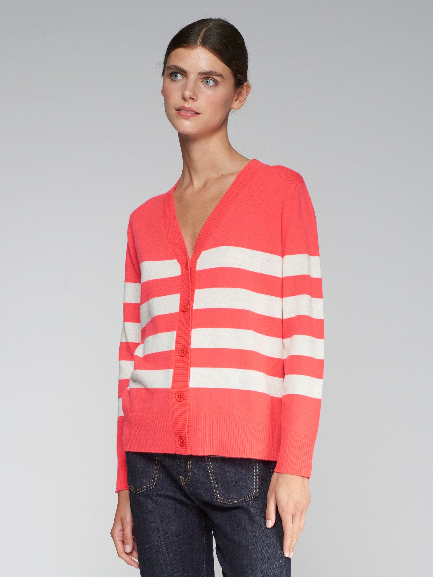 Vilagallo - Stripe Cardigan - Rayas