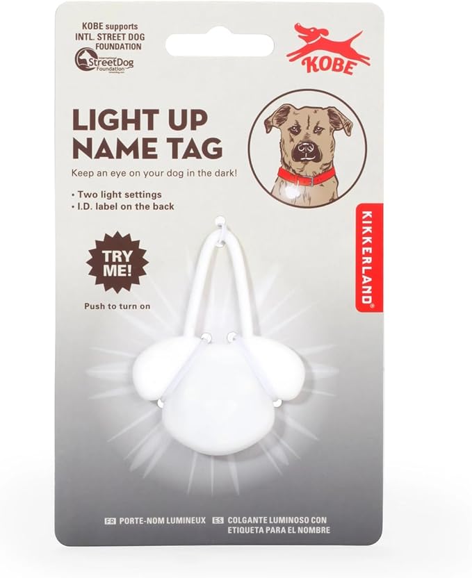 Kikkerland - Light Up Dog Tag
