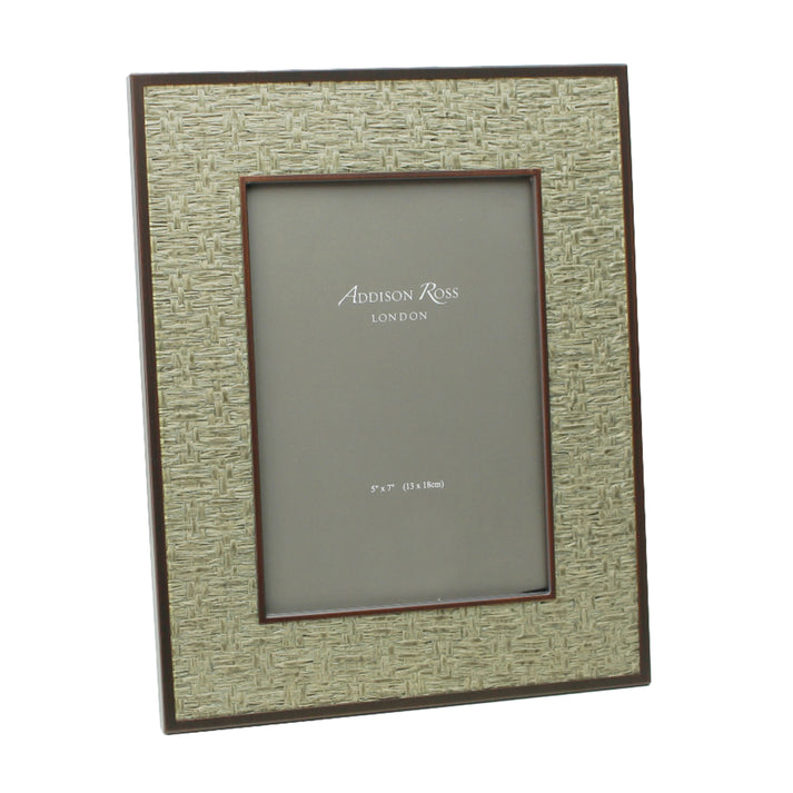 Addison Ross - Rattan Brushed Bronze Frame 5" x 7"