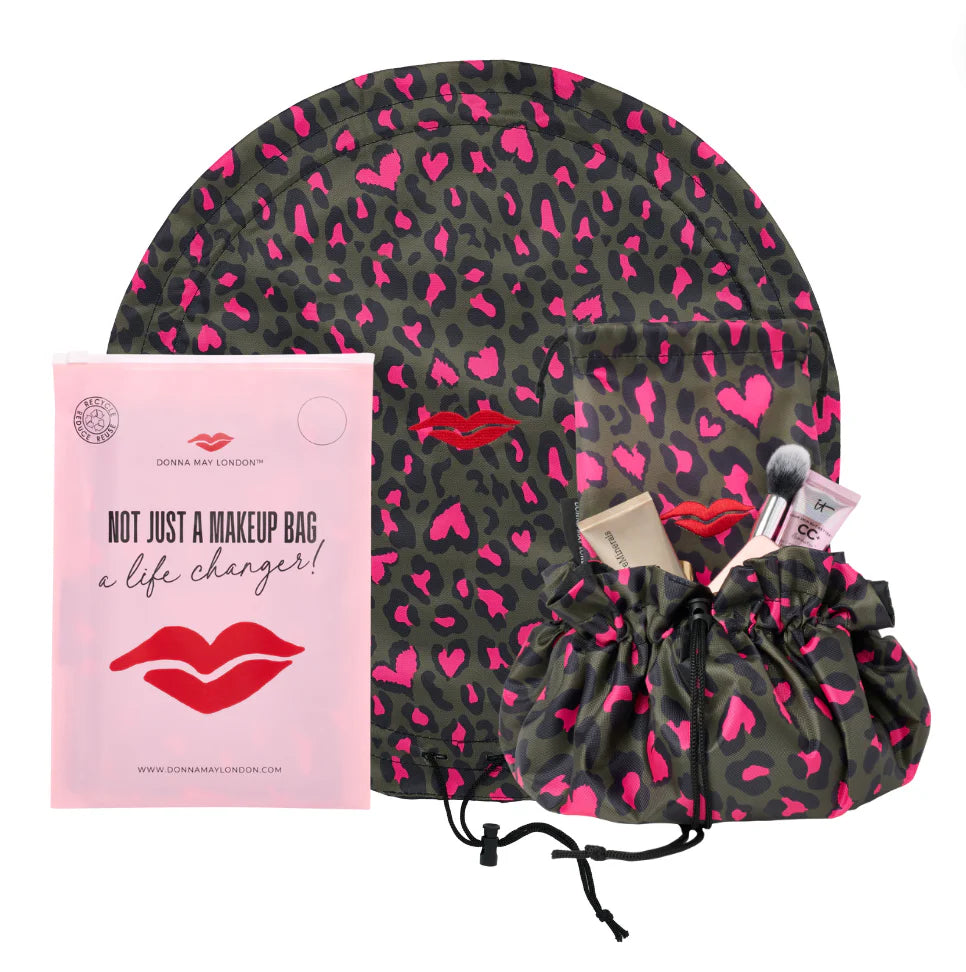 Donna May - Flat Drawstring Makeup Bag