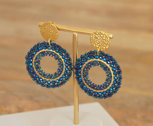 Santibe - Large Hoop Earrings - Atacama