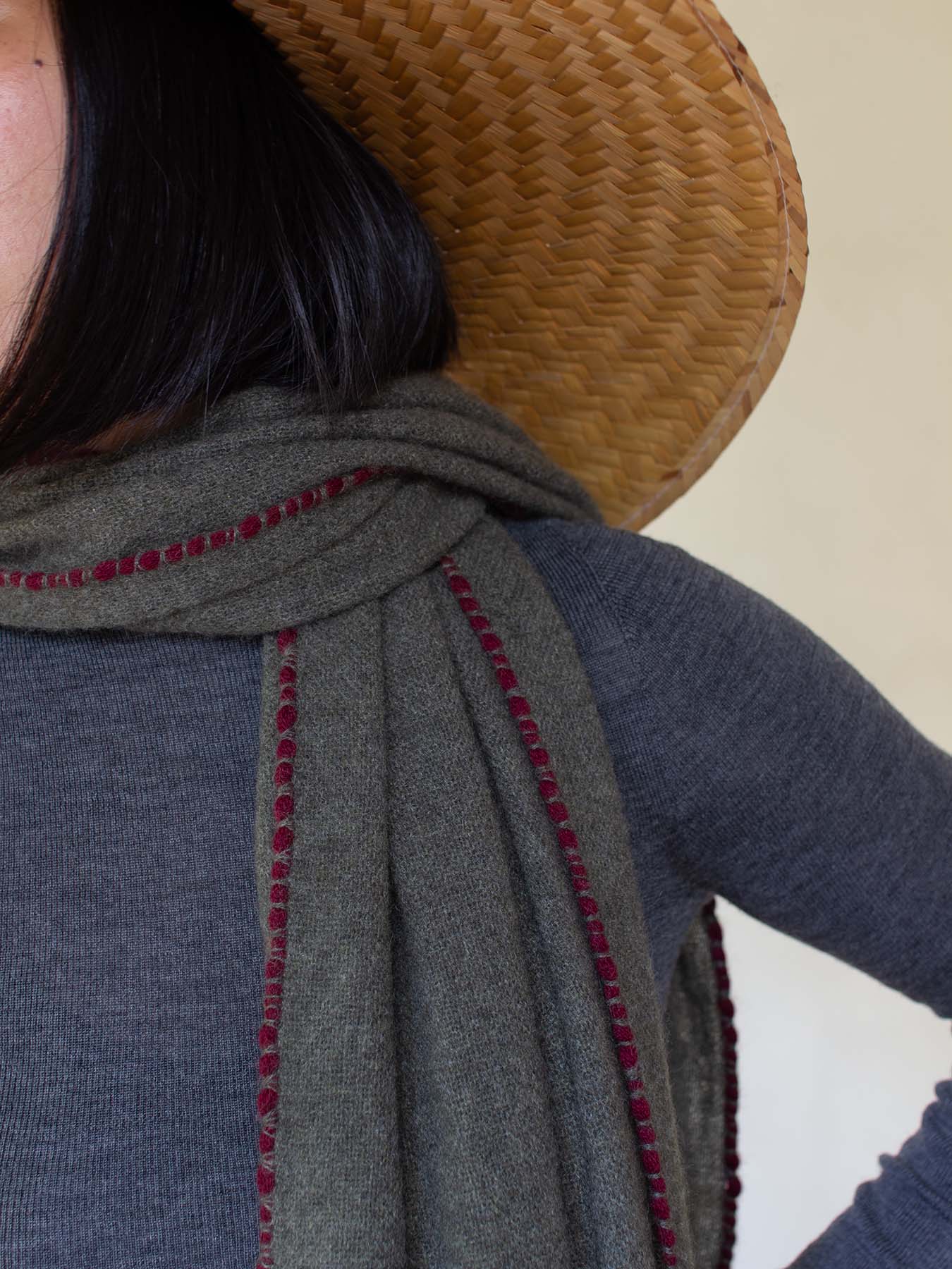 Oats & Rice - Weaver Cashmere Scarf