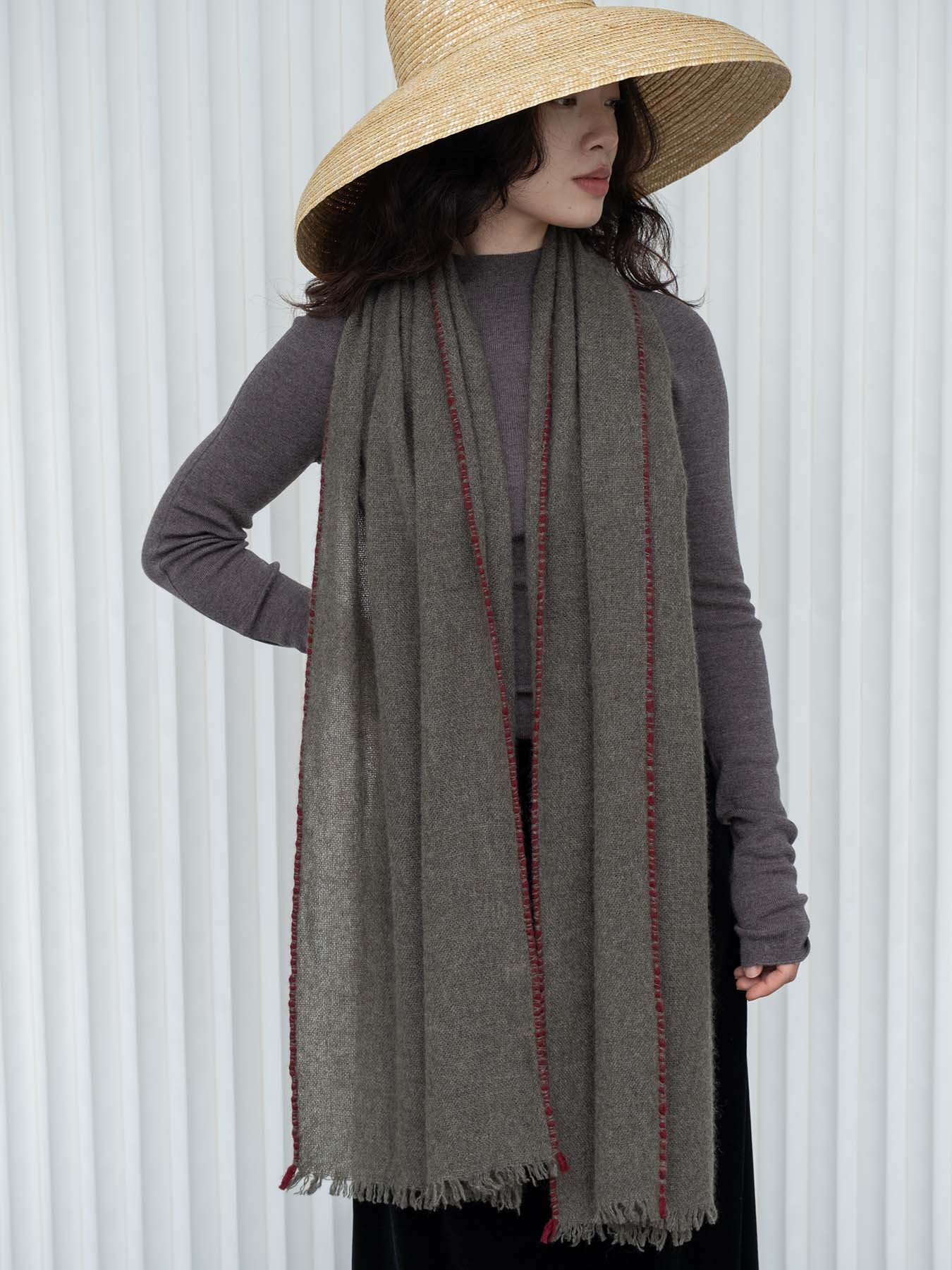 Oats & Rice - Weaver Cashmere Scarf