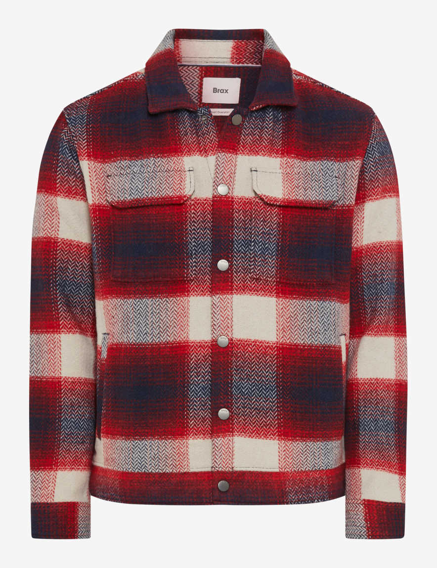 Brax - Checked Shacket - Santiago