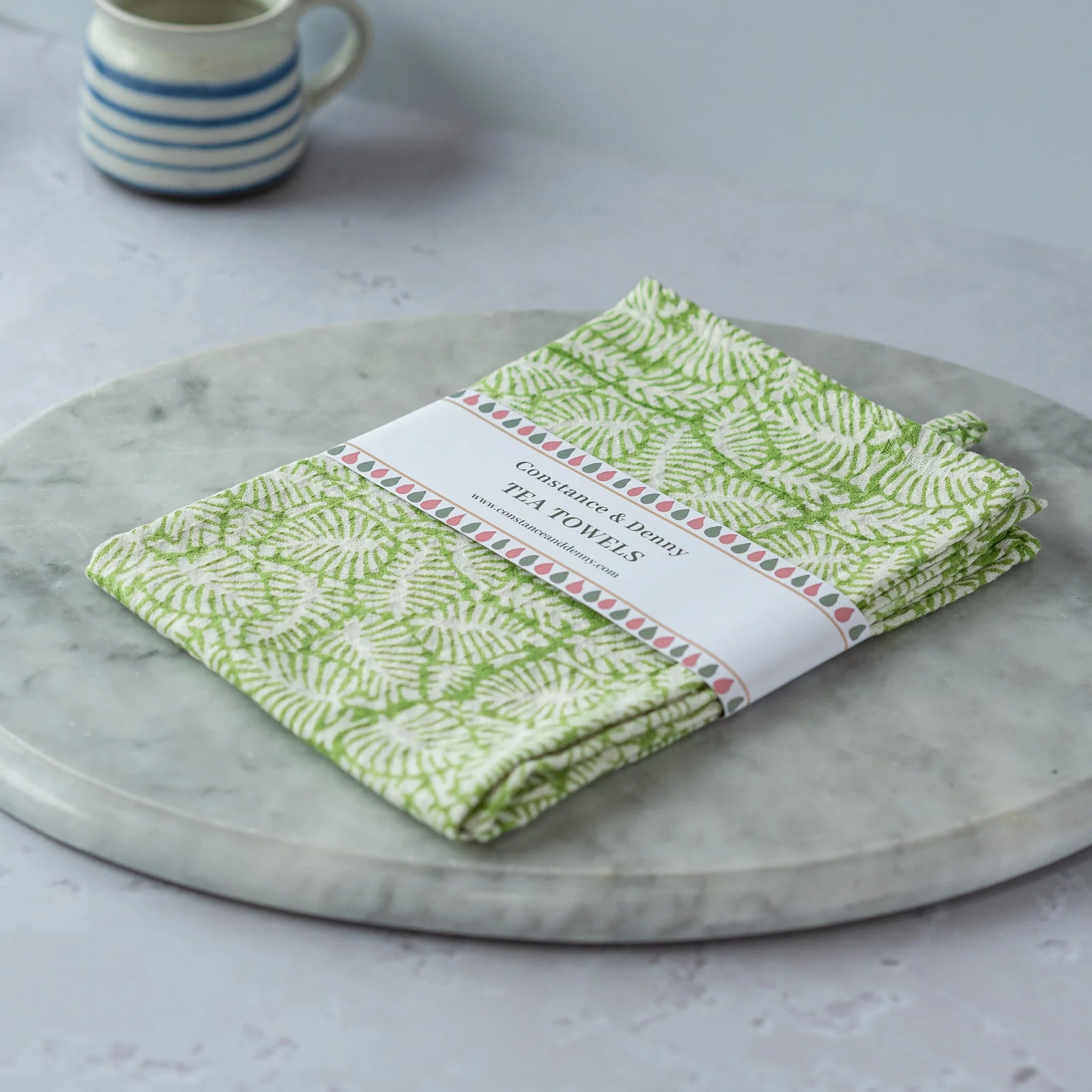 Constance & Denny - Leaf Tea Towel