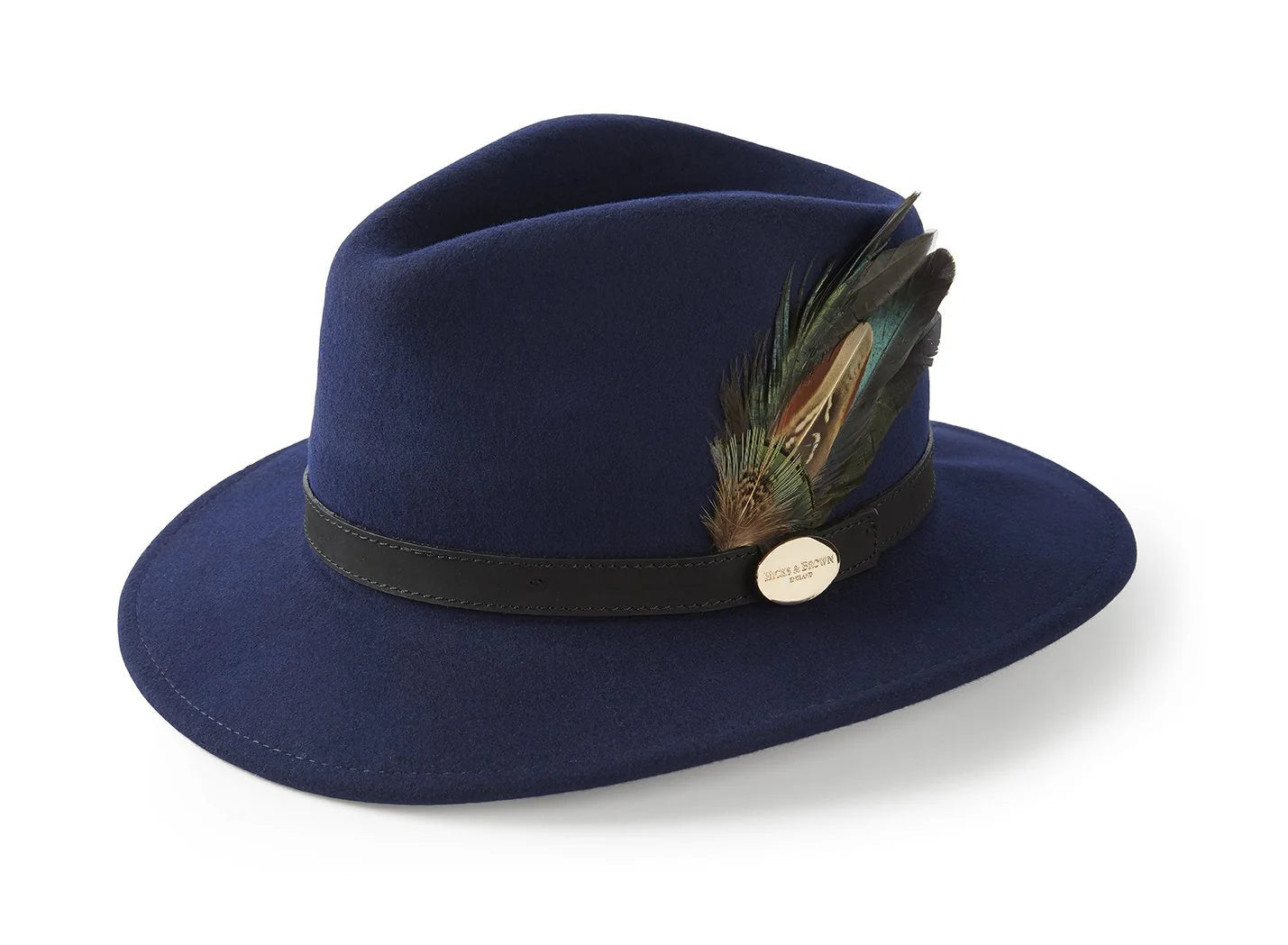 Hicks & Brown - Suffolk Fedora - Side Feather