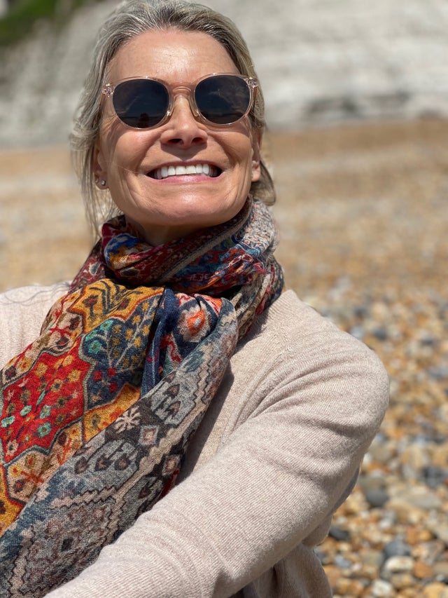 Jo Edwards - Scarf - Mosaic Rust