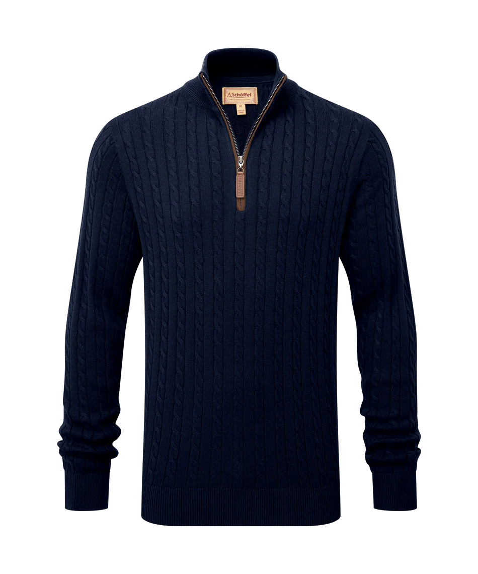 Schoffel - Cotton Cashmere 1/4 Zip