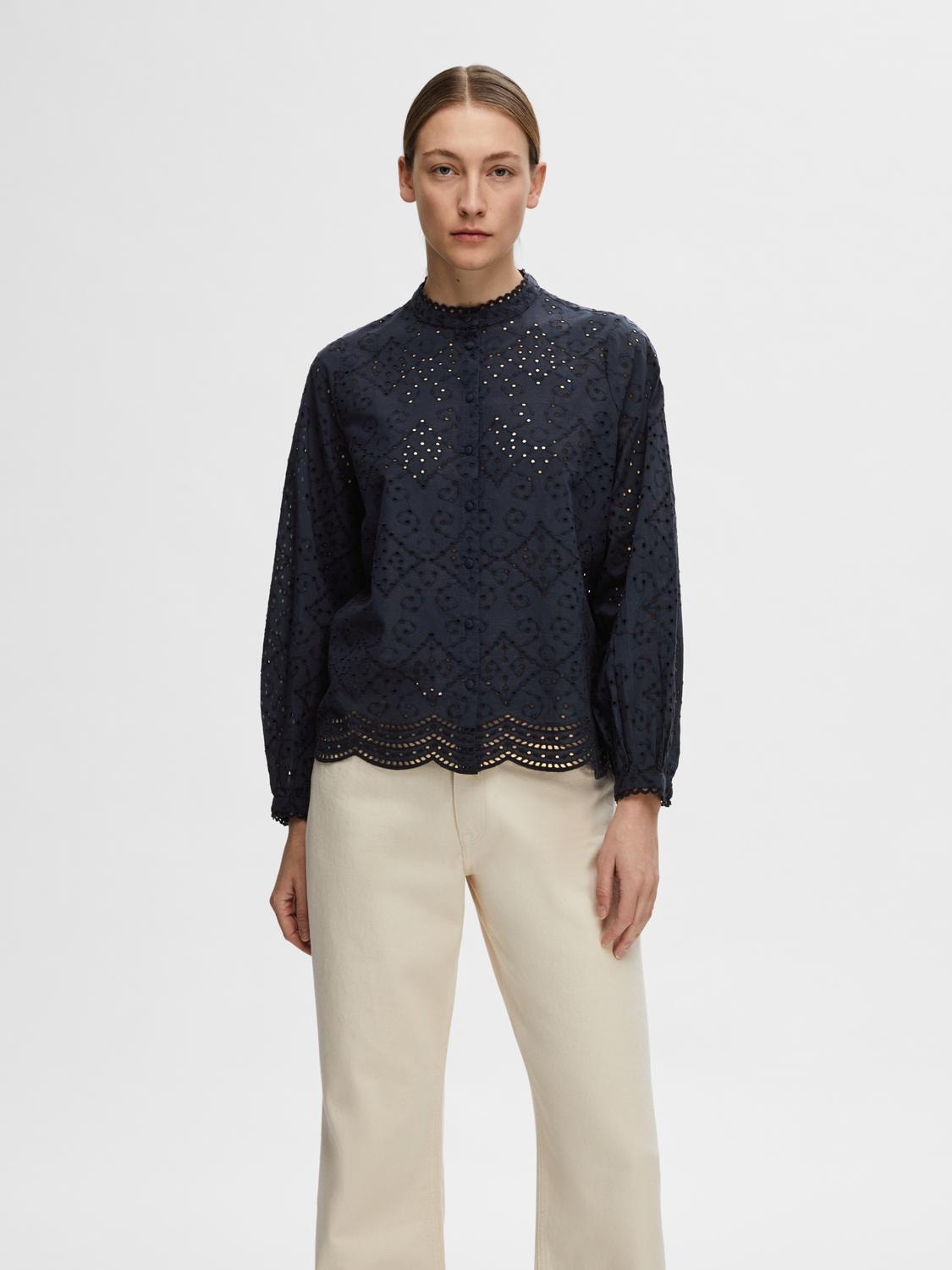 Selected Femme - Broderie Anglaise Shirt