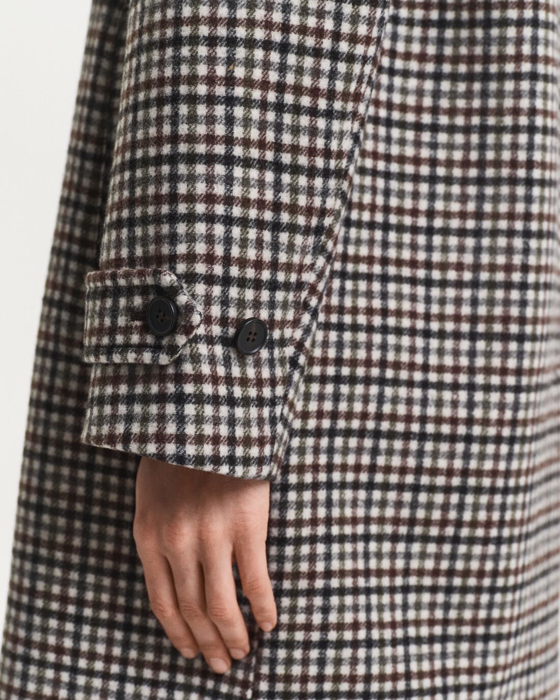 Gant - Checked Wool Coat
