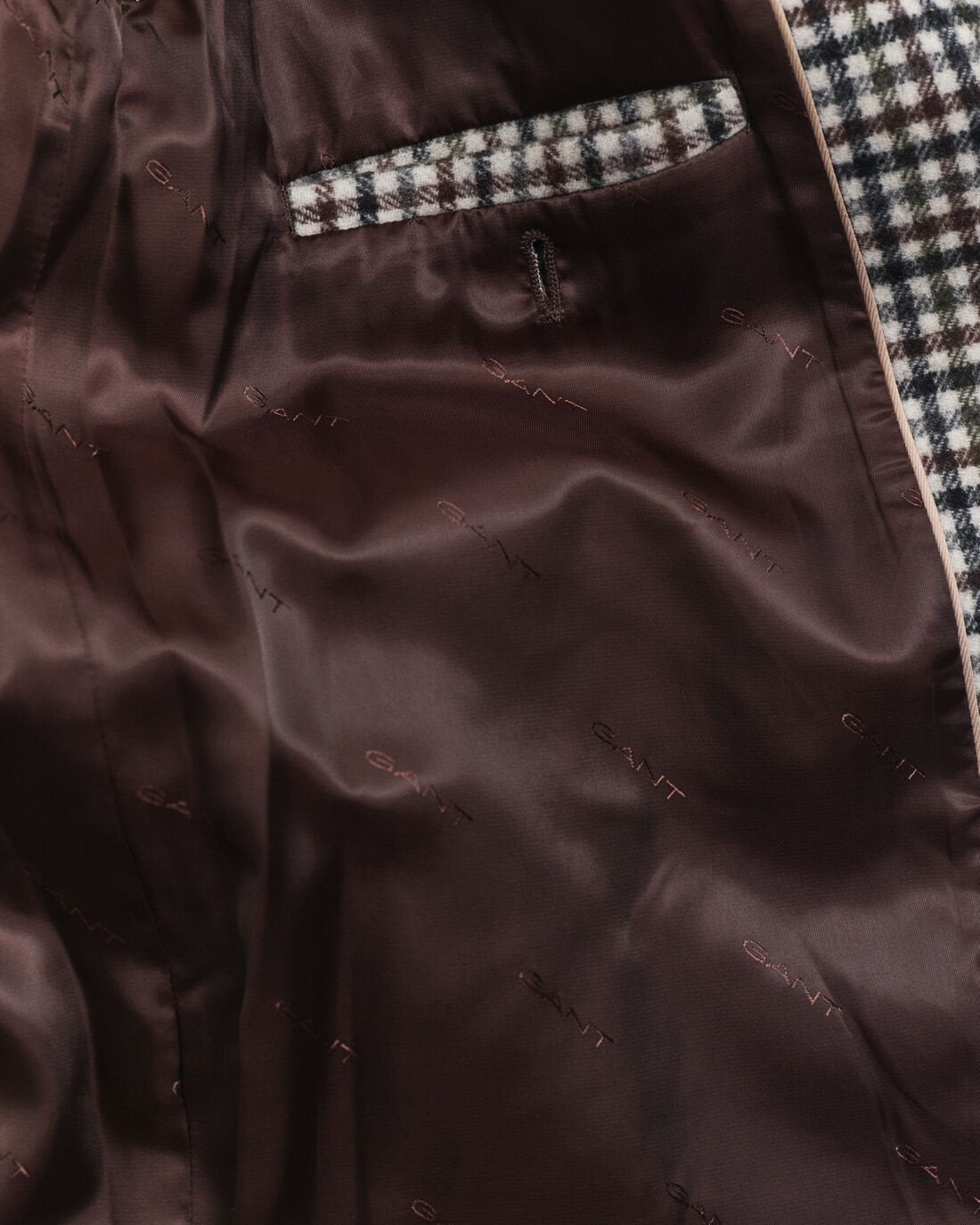 Gant - Checked Wool Coat