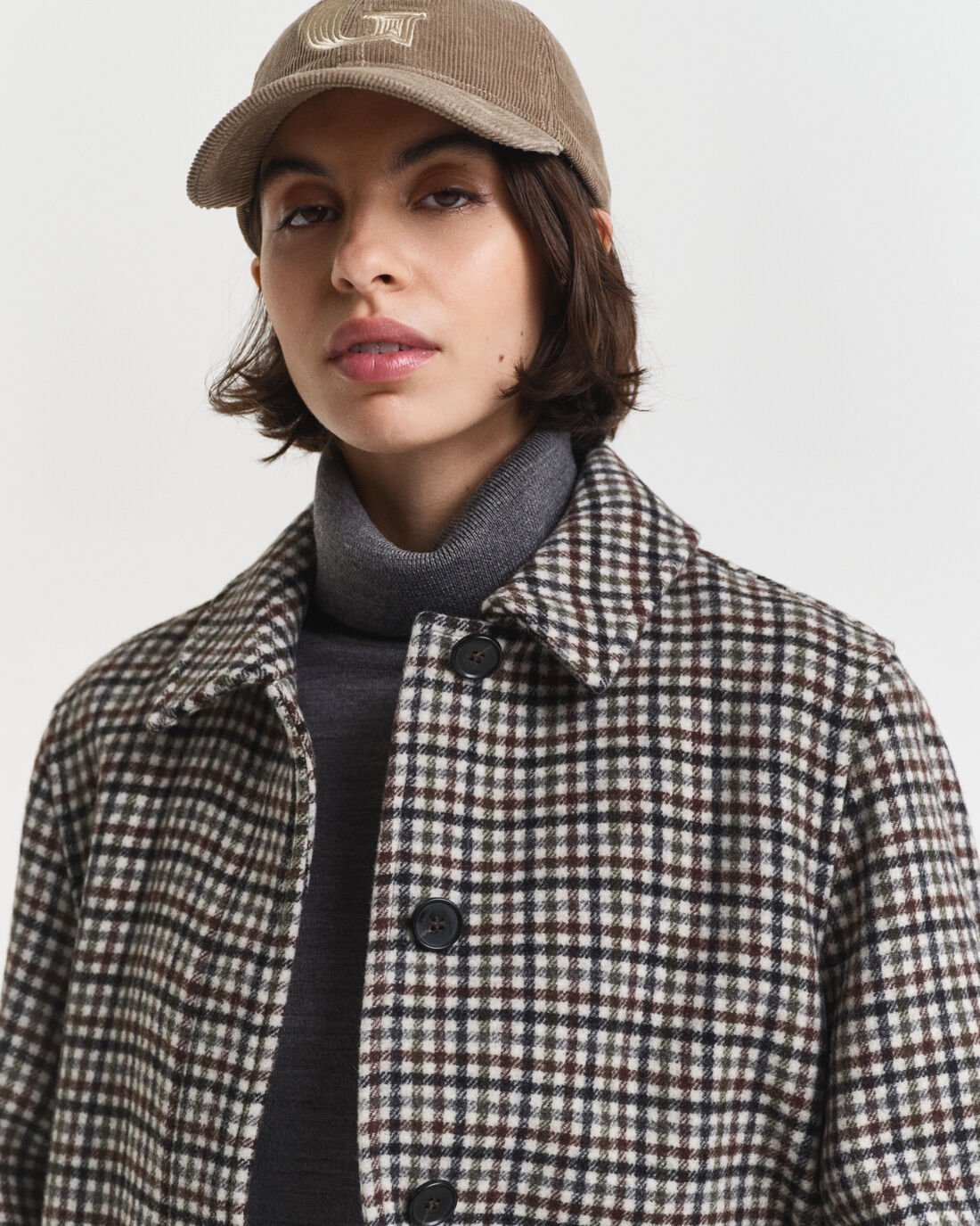 Gant - Checked Wool Coat