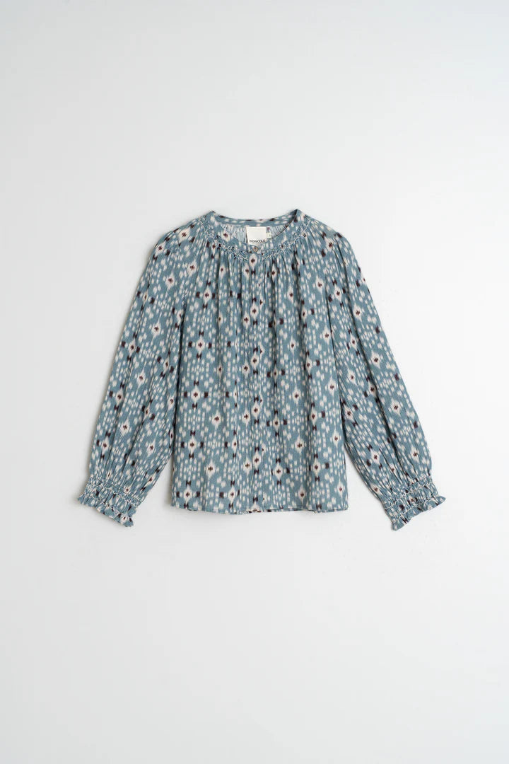 Indi & Cold - Ikat Print Blouse