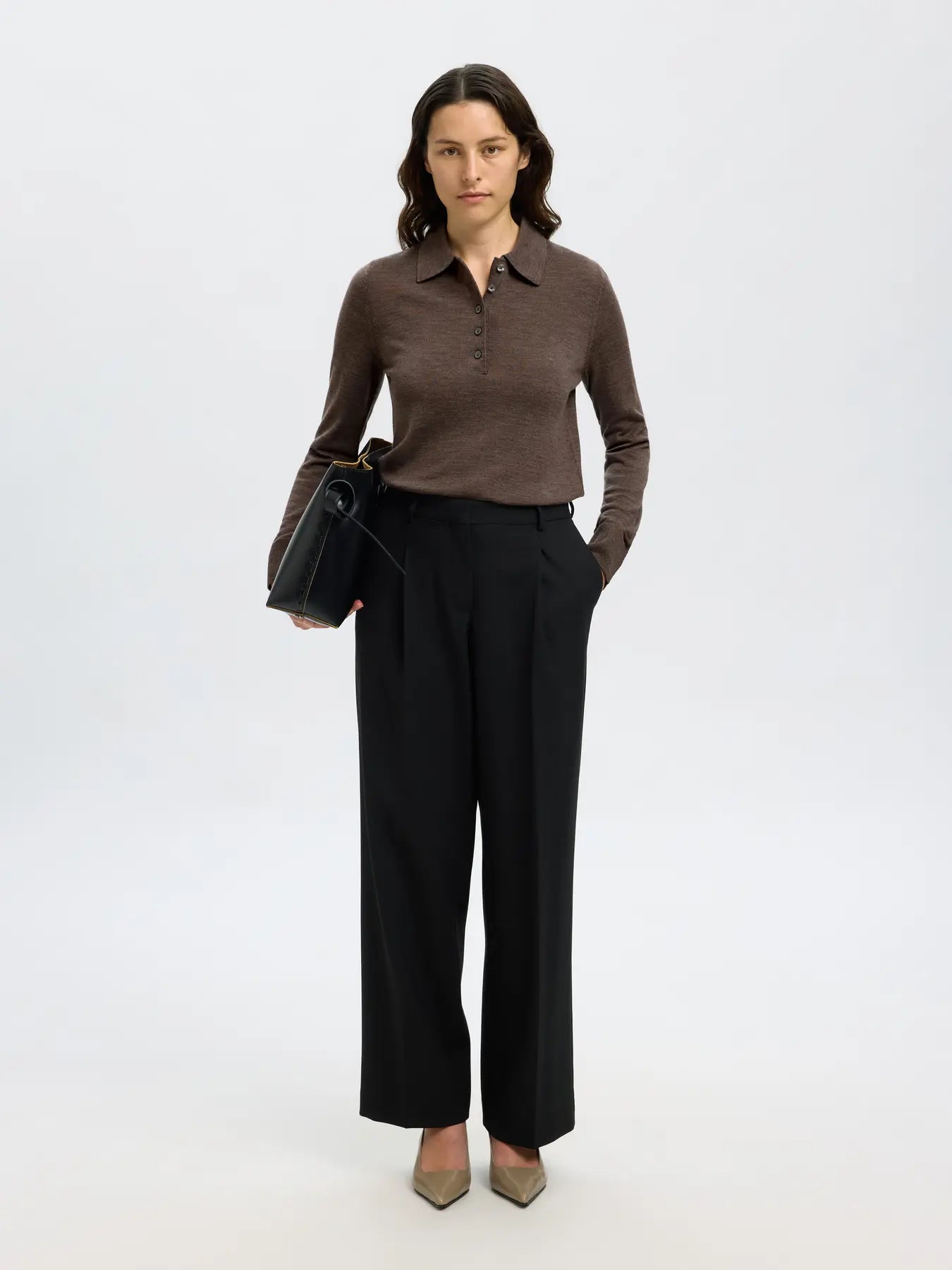 Selected Femme - Collar Knit - Thea