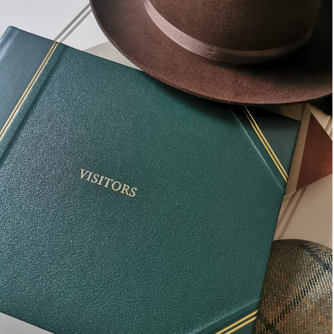 Long Live the Visitors Book - why we all love these leather-bound journals.