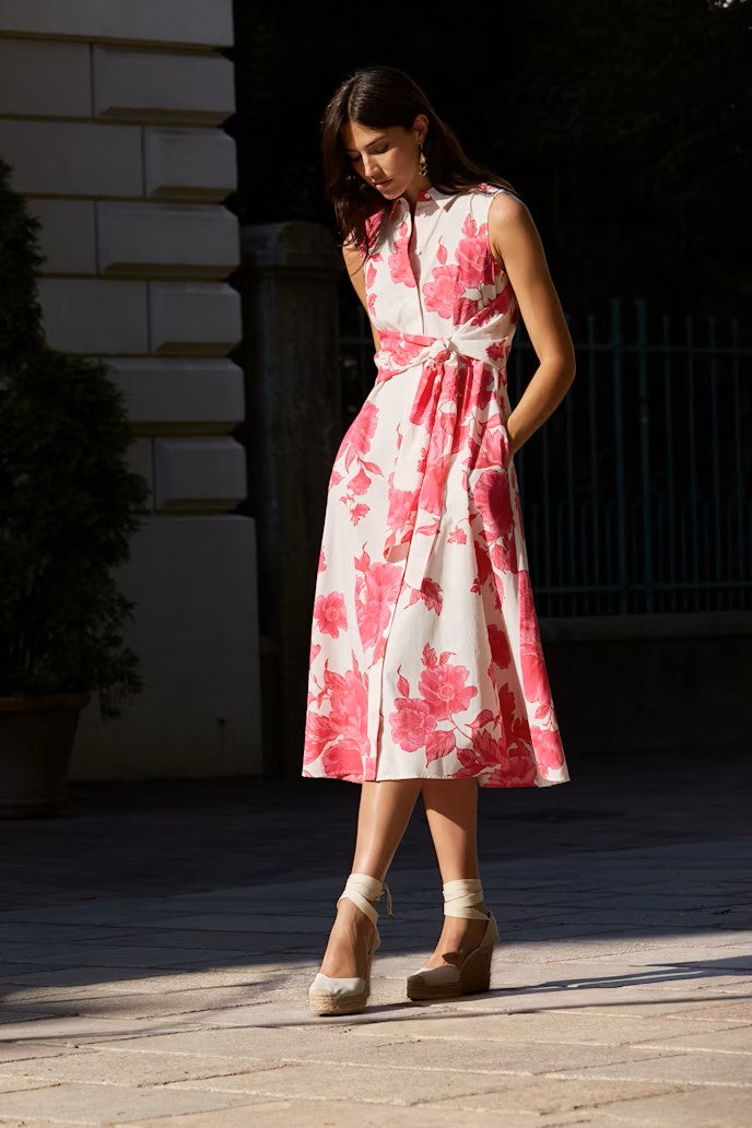 Oui - Floral Sleeveless Dress