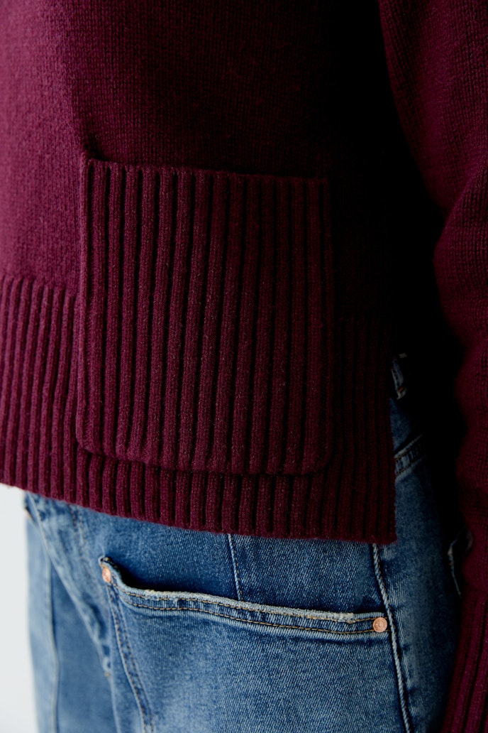 Oui - Knit With Pocket