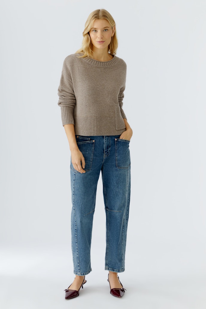 Oui - Knit With Pocket
