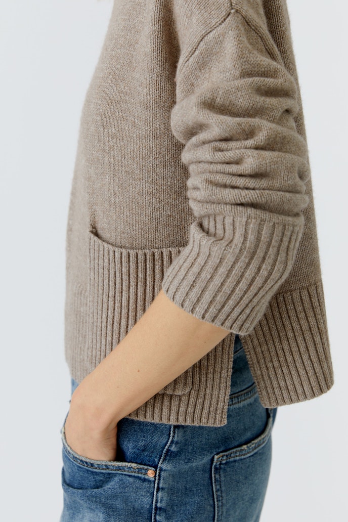 Oui - Knit With Pocket