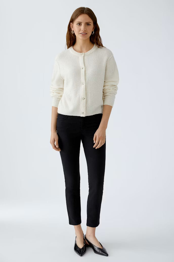 Oui - Round Neck Cardigan