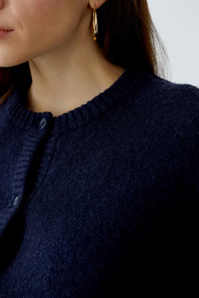 Oui - Round Neck Cardigan