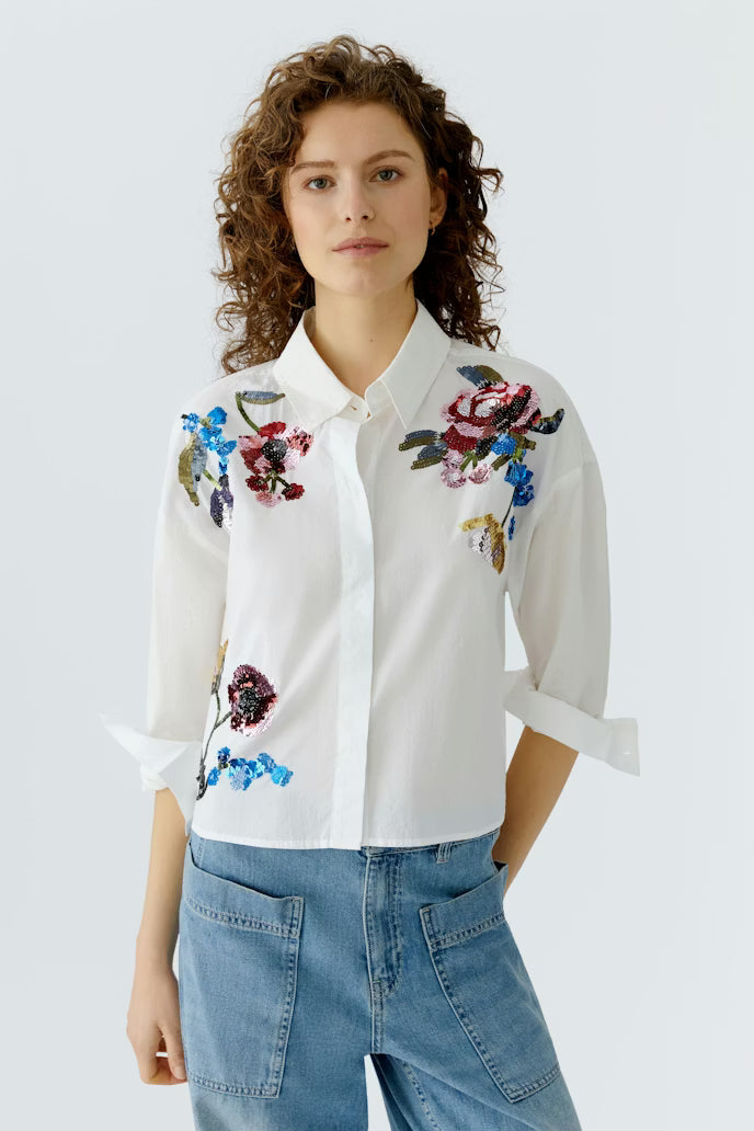 Oui - Sequin Blouse