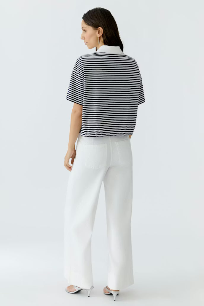 Oui - Striped Polo