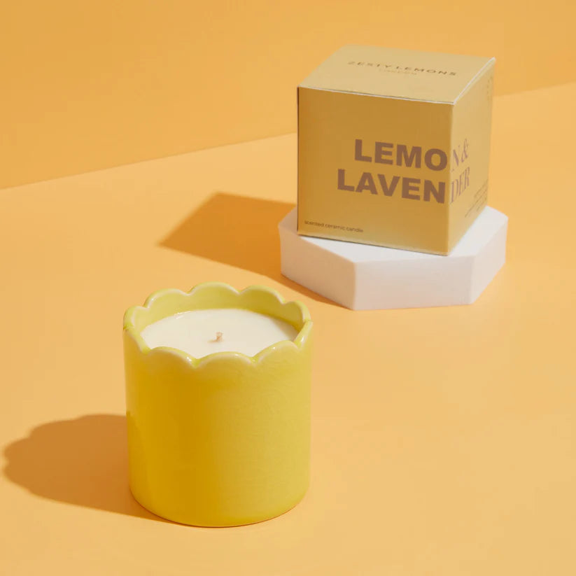 Zesty Lemons - Kiln Scallop Candle