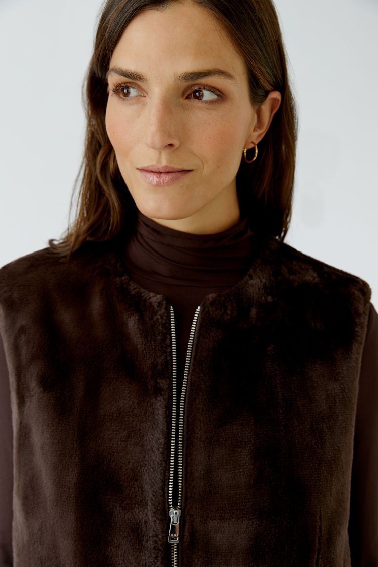 Oui - Faux Fur Gilet