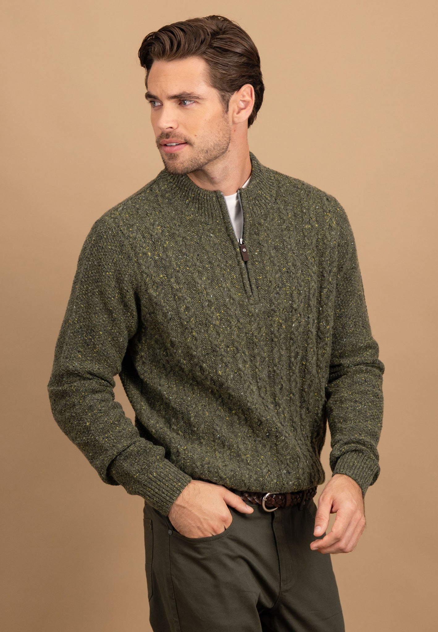 Fynch Hatton - Troyer Cable 1/4 Zip