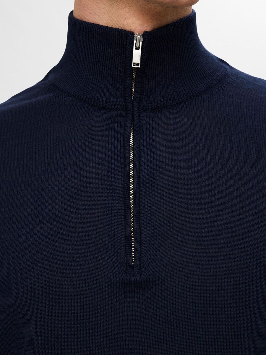Selected Homme - Merino 1/4 Zip - Tray