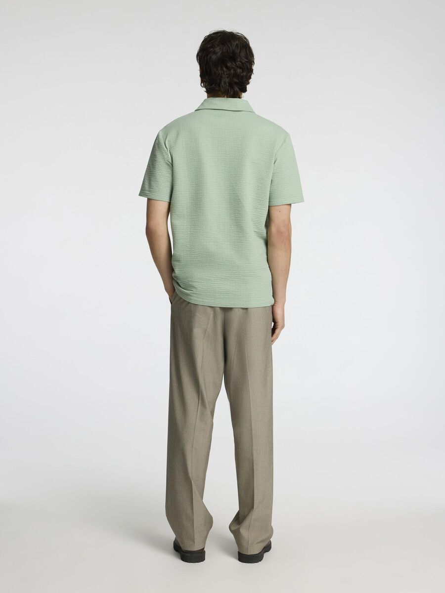 Selected Homme - Seersucker Polo - Sander