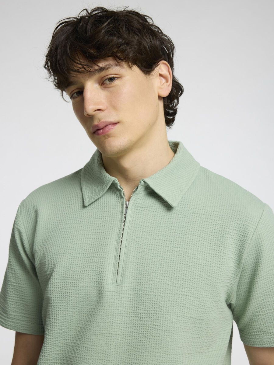 Selected Homme - Seersucker Polo - Sander