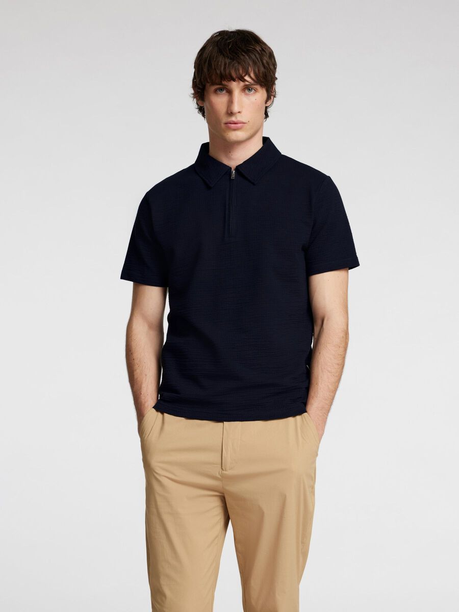 Selected Homme - Seersucker Polo - Sander