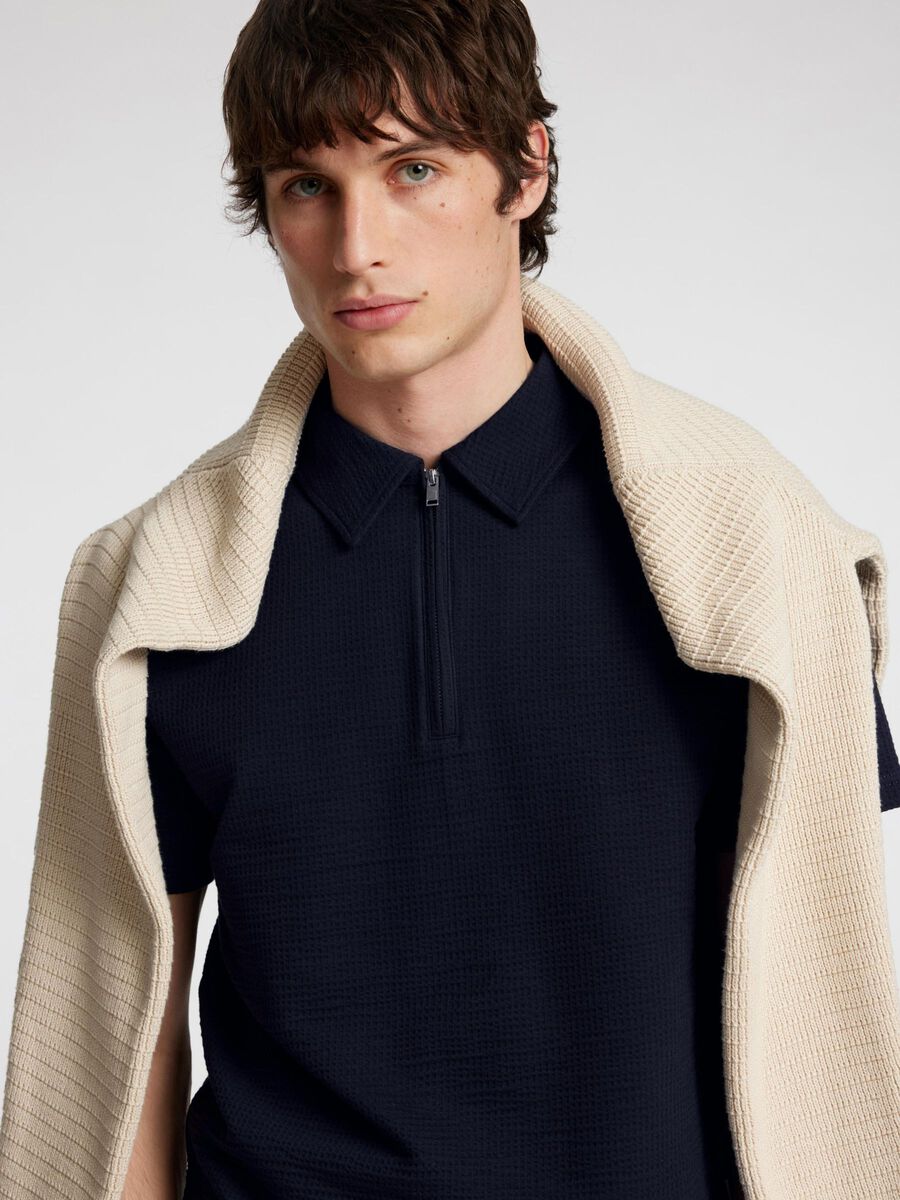 Selected Homme - Seersucker Polo - Sander