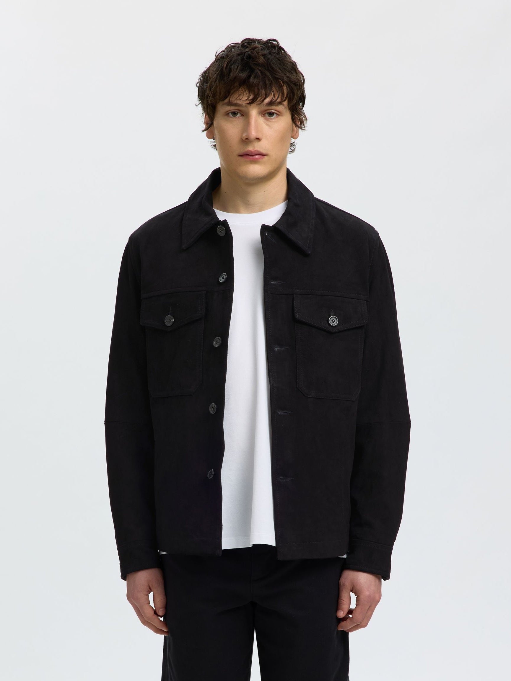 Selected H - Thom Suede Overshirt