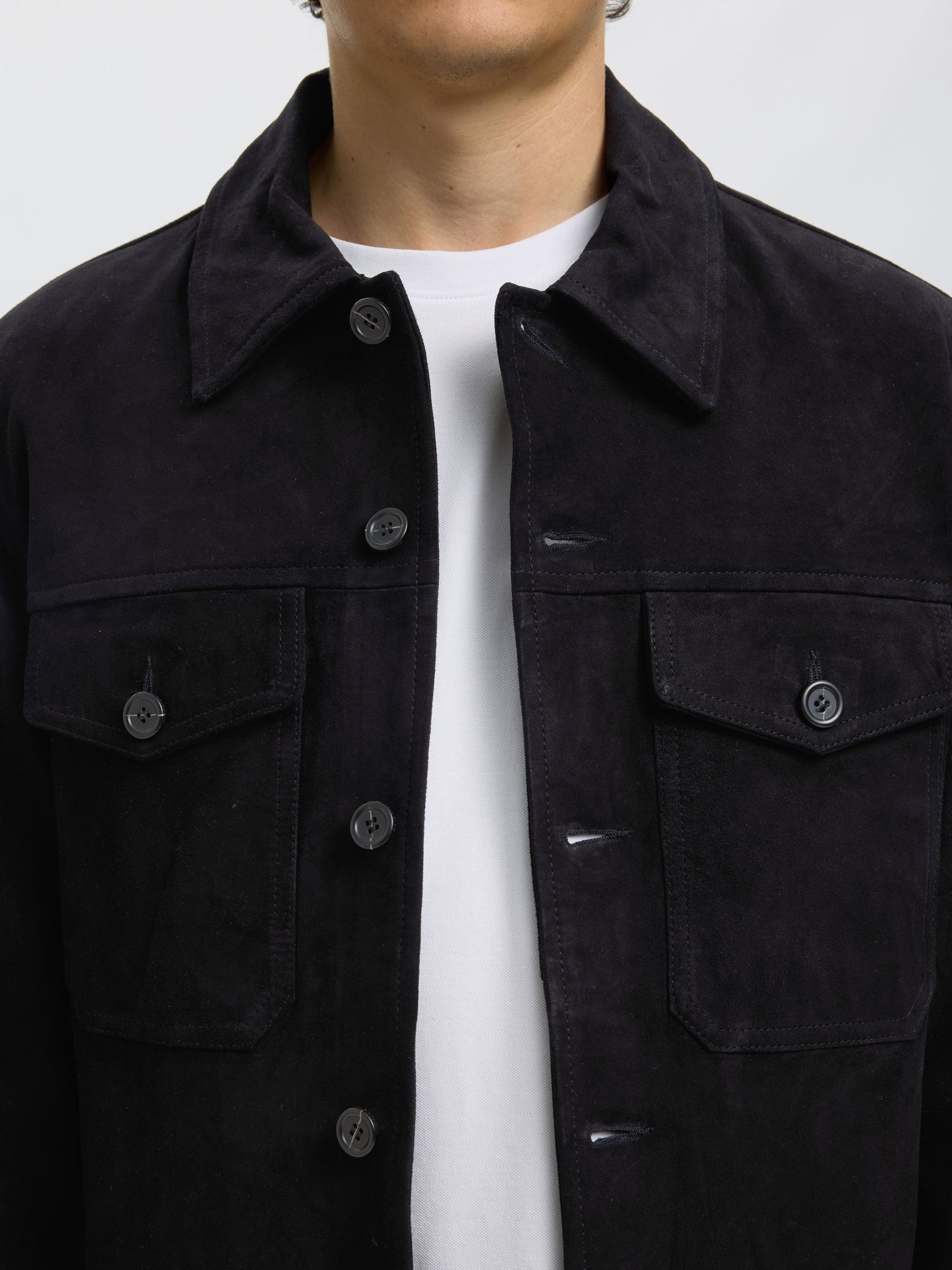 Selected H - Thom Suede Overshirt