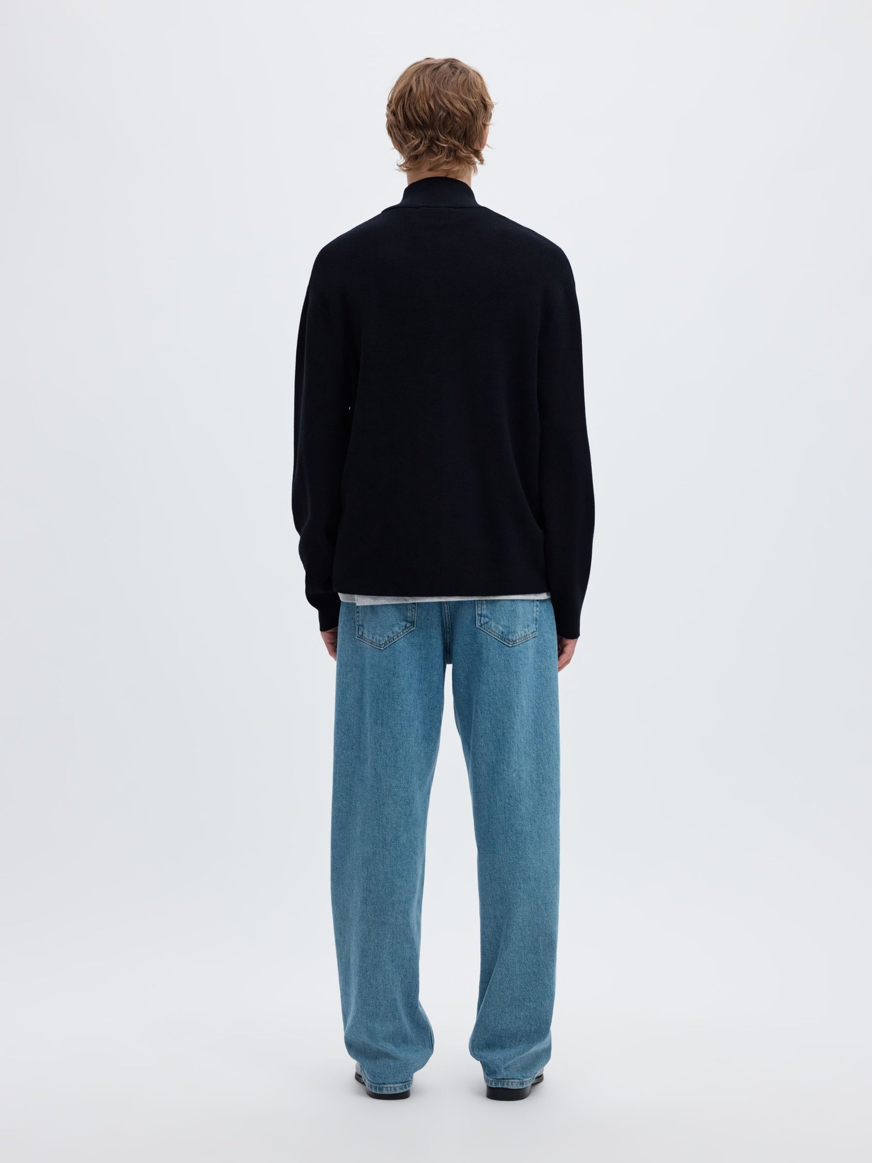 Selected H - Teller Zip Cardigan