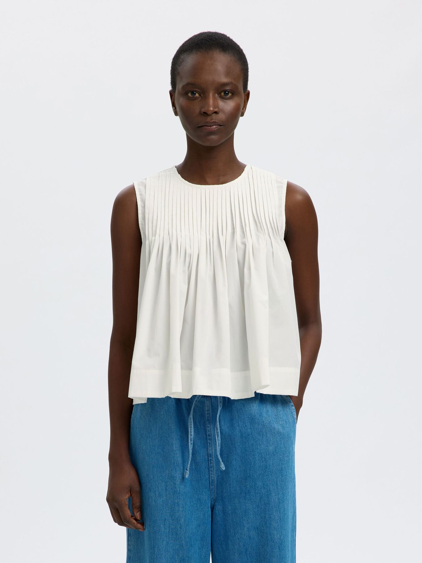 Selected F - Pleated Top - Sophia