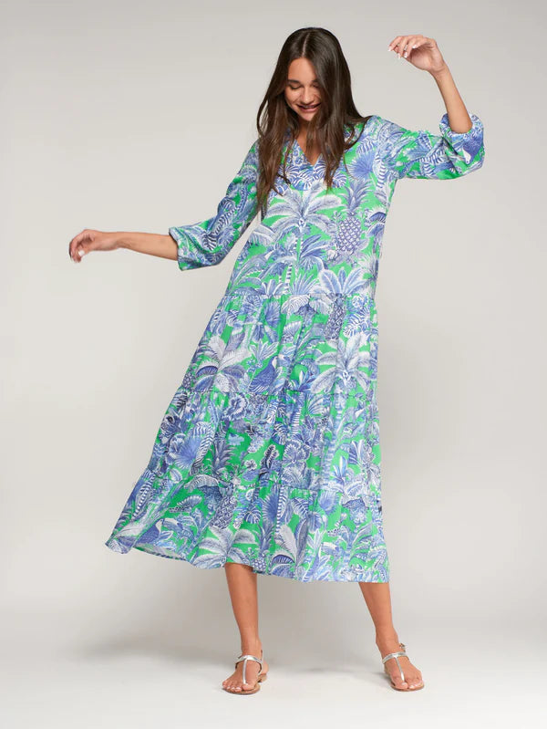 Vilagallo - Jungle Print Dress - Flora