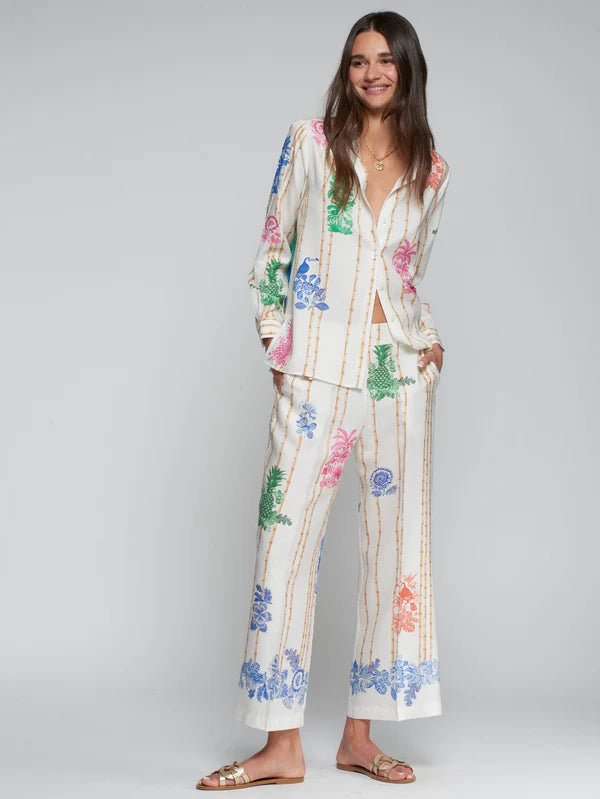 Vilagallo - Bamboo Print Trouser - Lucia