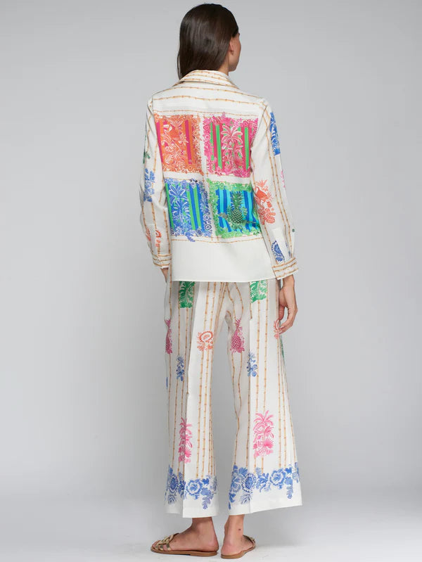 Vilagallo - Bamboo Print Trouser - Lucia