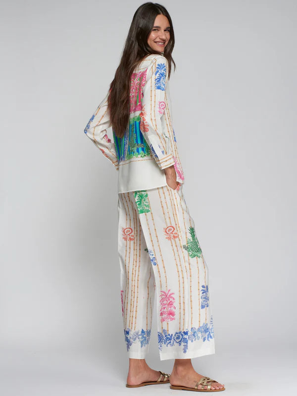 Vilagallo - Bamboo Print Trouser - Lucia