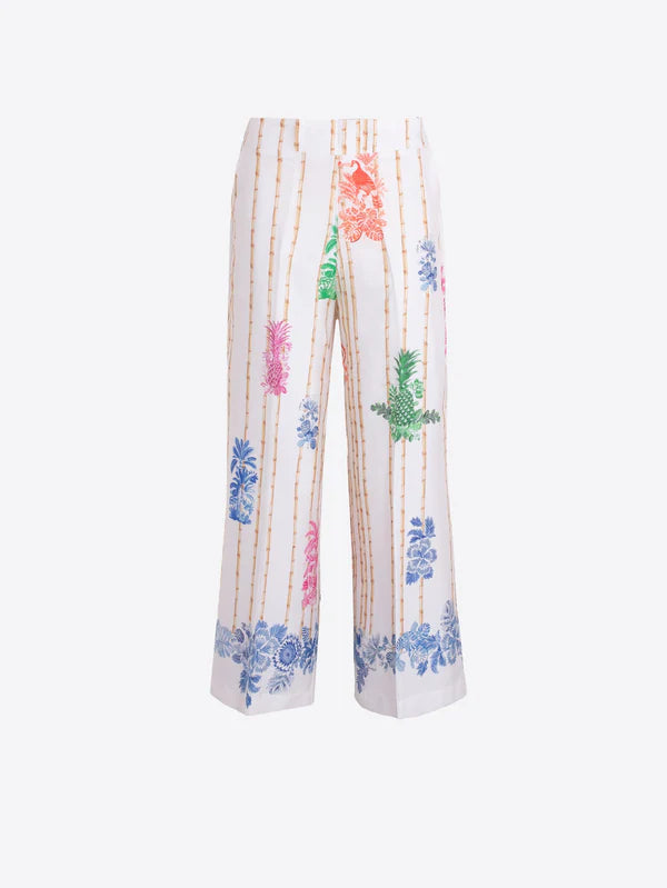 Vilagallo - Bamboo Print Trouser - Lucia