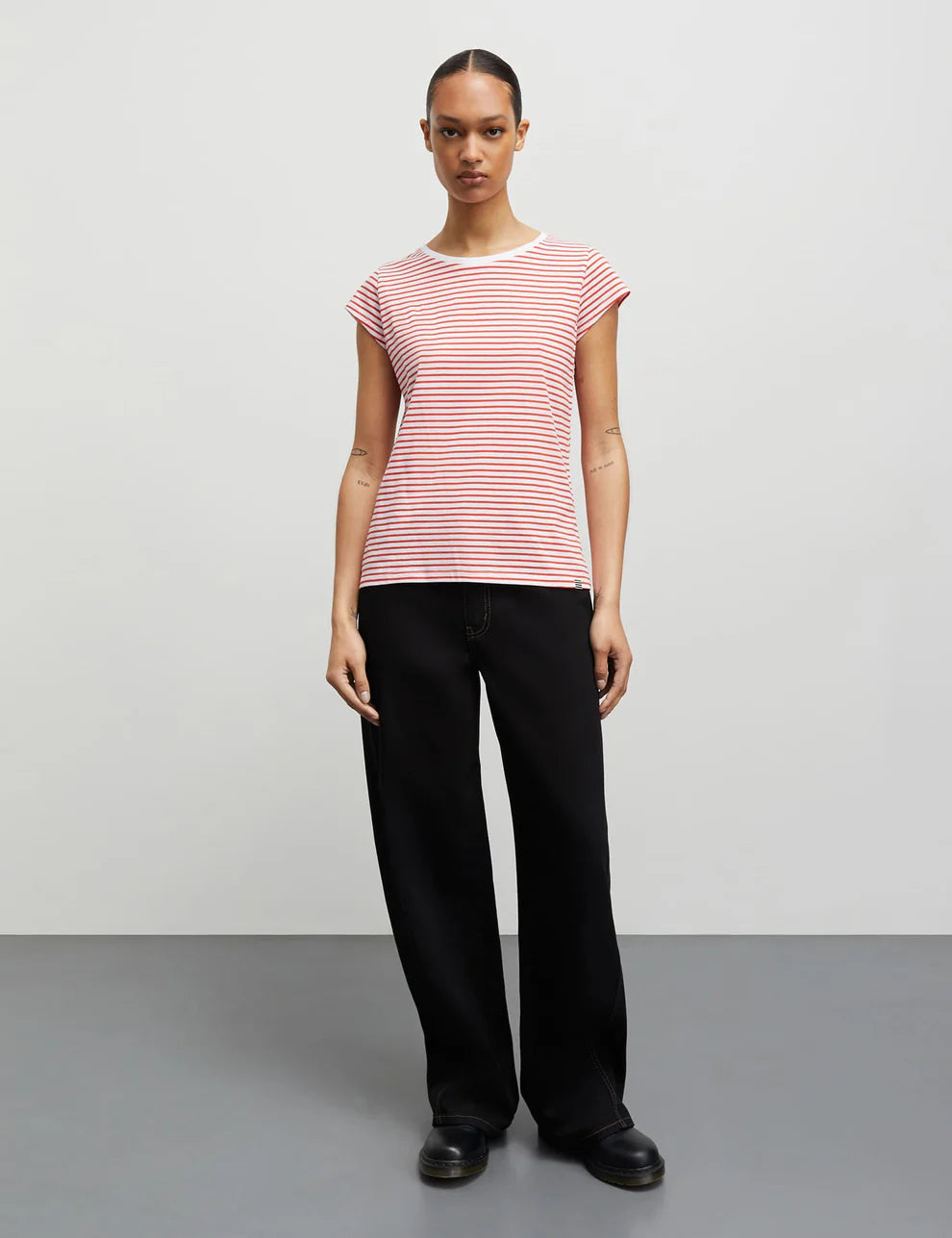 Mads Norgaard - Stripe Cap Sleeve - Teasy