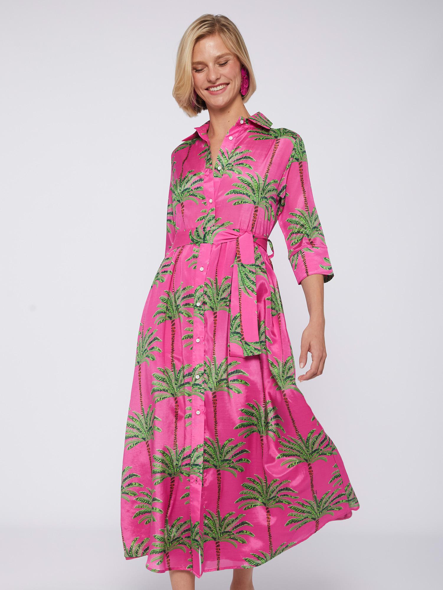 Vilagallo - Palm Print Dress