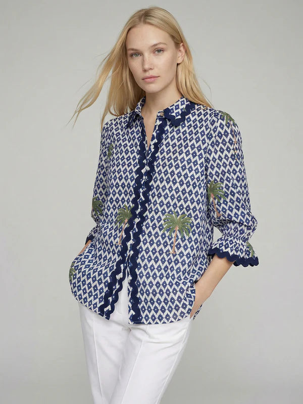 Vilagallo - Palm Tree Shirt - Manga